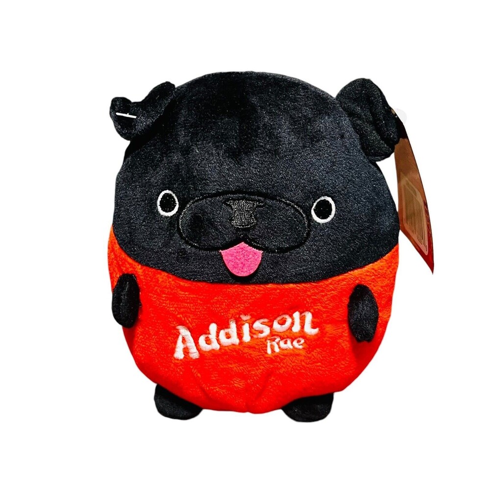 Addison Rae 2022 Soft Toy Plush Maui Pug Dog - New